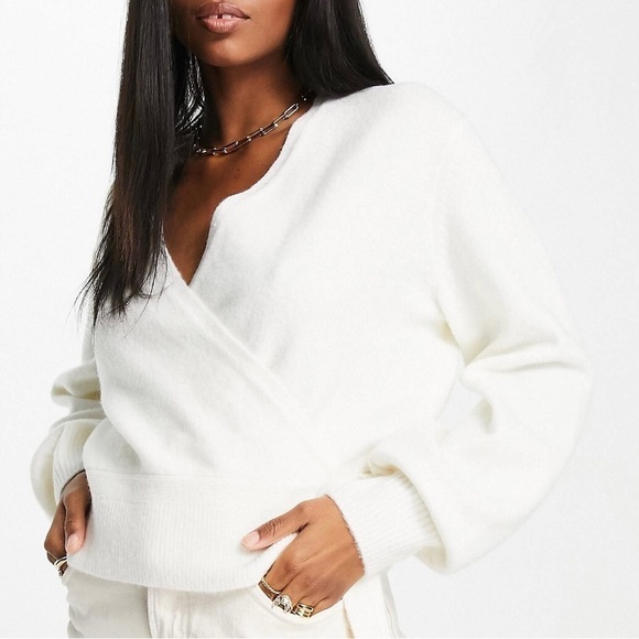 & Other Stories Sweaters - & Other Stories Women’s Wrapped Cardigan‎ in White